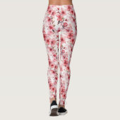 Leggings voor Bright Cherry Blossom -  (Achterkant)