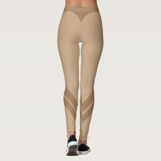 Leggings voor bruine Booty-vorm (Achterkant)