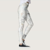 Leggings voor collage druk in de Parijse stad (Rechts)