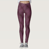 Leggings voor Crochet-look - Cherry - HAMbyWG (Voorkant)