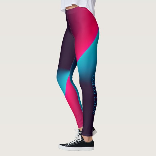 Leggings voor cross-over-printen in kleur (Links)