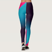 Leggings voor cross-over-printen in kleur (Achterkant)