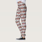 Leggings voor Cute Fox/Foxy Pattern (Links)