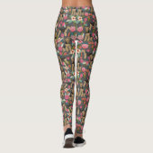 Leggings voor de Floral van Airedale Terrier - hou (Achterkant)