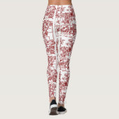 Leggings voor de kringloop (kersen) (Achterkant)