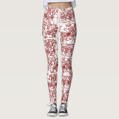 Leggings voor de kringloop (kersen) (Voorkant)