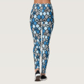 Leggings voor de mantel - blauw/grijs (Achterkant)