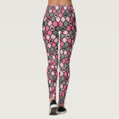 Leggings voor de mantel - roze/grijs (Achterkant)