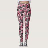 Leggings voor de mantel - roze/grijs (Voorkant)
