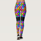 Leggings voor de Mode van diamanten Pop (Achterkant)