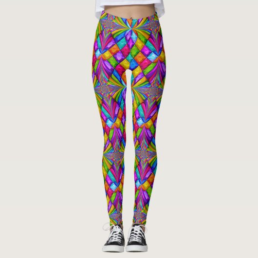 Leggings voor de Mode van diamanten Pop (Voorkant)