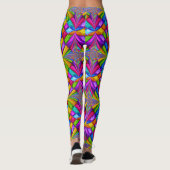 Leggings voor de Mode van diamanten Pop (Achterkant)