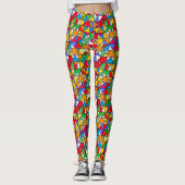 Leggings voor de Mode van geometrische Pop (Voorkant)