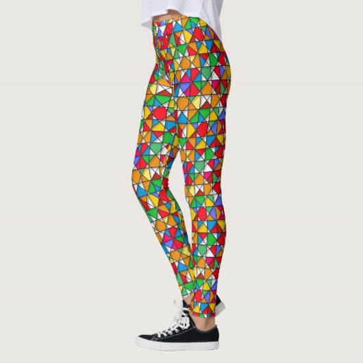 Leggings voor de Mode van geometrische Pop (Links)