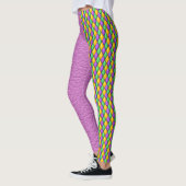 Leggings voor de Mode van Pop Mardi Gras 4 Diamond (Links)
