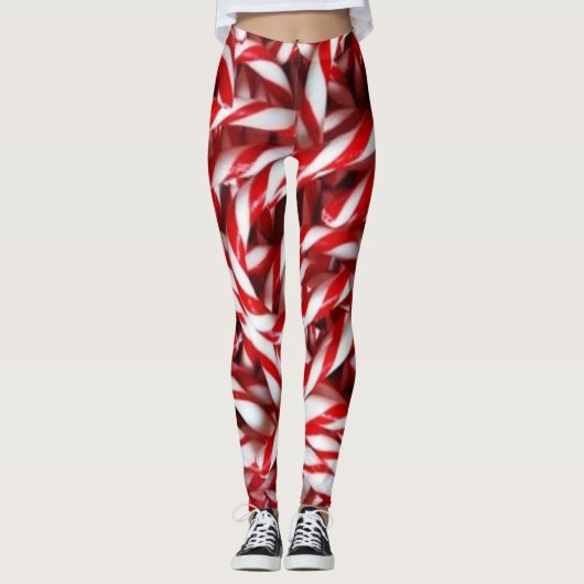 Leggings voor de Mode van snoepriet (Voorkant)