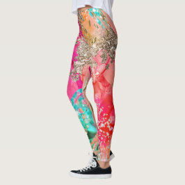 Leggings voor de Mode van tropische Pop