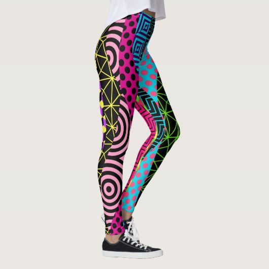 Leggings voor de Mode van Vet Patroon Pop (Rechts)
