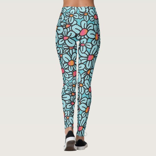 Leggings voor de Pop van de ventilator (Aqua) (Achterkant)