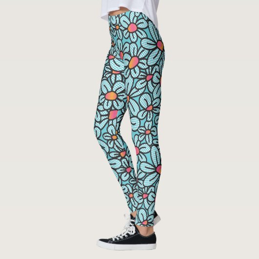 Leggings voor de Pop van de ventilator (Aqua) (Links)