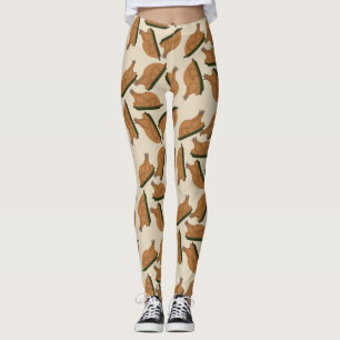 Leggings voor de Thanksgiving van Roast Turkey