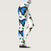 Leggings voor de volledige lengte van blauwe vlind (Rechts)