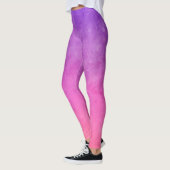 Leggings voor de Waterverf van Paarse Ombre (Links)