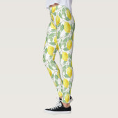 Leggings voor design met leemons en bladzijden (Links)