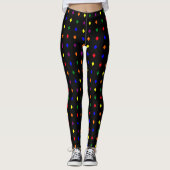 Leggings voor diamantvormig patroon - Pride kleure (Voorkant)