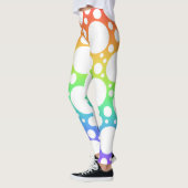 Leggings voor donkerregenboogpolikstippen (Links)