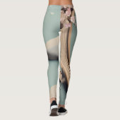 Leggings voor dynamische golven met oceanische str (Achterkant)