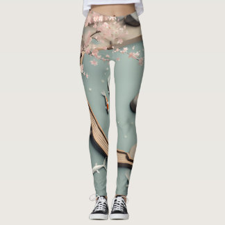 Leggings voor dynamische golven met oceanische str