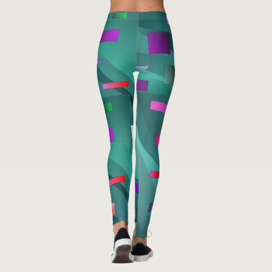 Leggings voor een meisje, vrouwen (Achterkant)