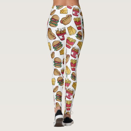 Leggings voor fastfoodpatronen (Achterkant)