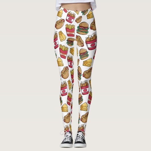 Leggings voor fastfoodpatronen (Voorkant)