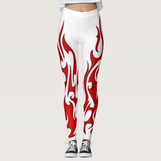 leggings voor "Fire run" (Voorkant)