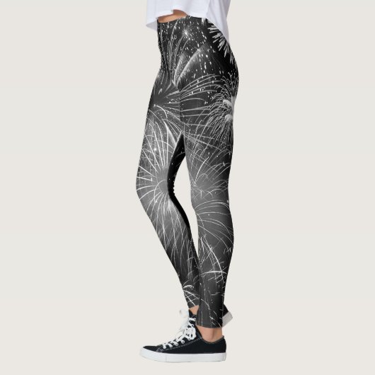 Leggings voor Fireworks Black en White Finale (Links)