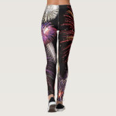 Leggings voor Fireworks Finale, Holiday & Celebrat (Achterkant)