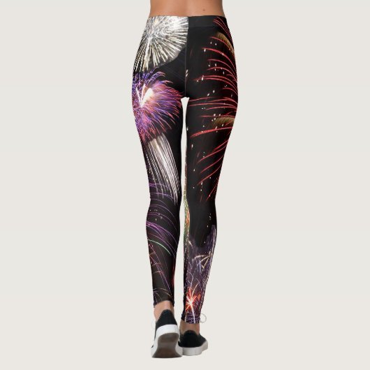 Leggings voor Fireworks Finale, Holiday & Celebrat (Achterkant)