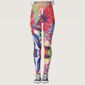 Leggings voor Floral Design (Voorkant)