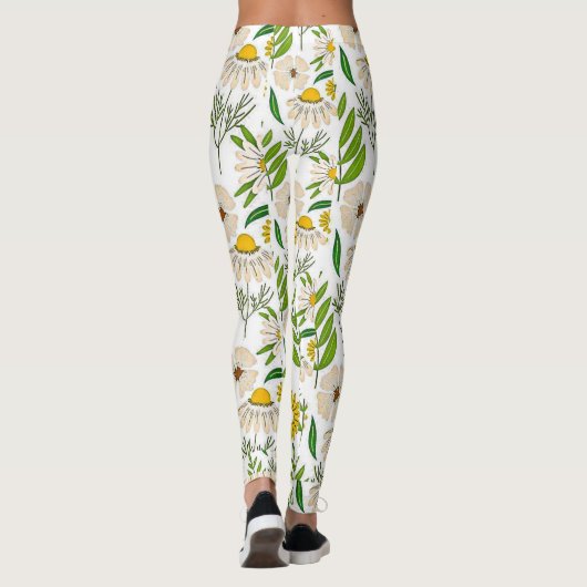 Leggings voor Floral Print  (Achterkant)