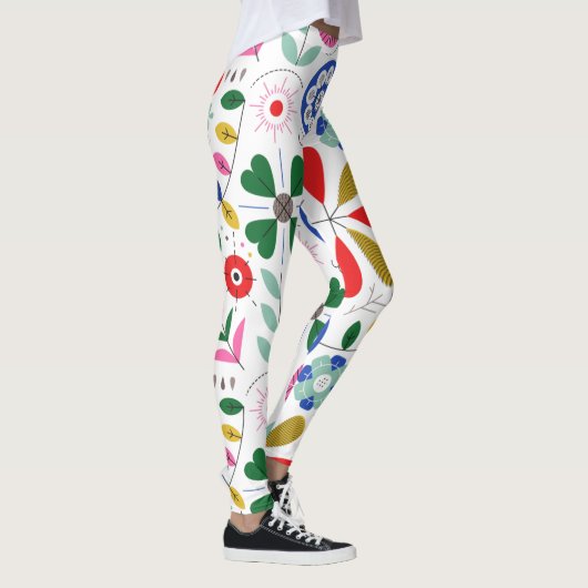 Leggings voor Floral Print (Rechts)