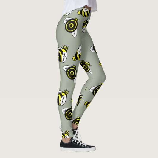 Leggings VOOR FUN BUMBLE BEES LICHT GROOT (Rechts)