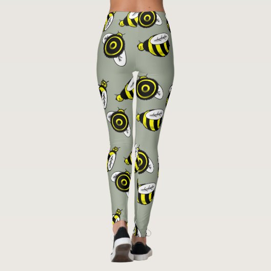Leggings VOOR FUN BUMBLE BEES LICHT GROOT (Achterkant)