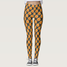Leggings voor Fun Halloween Pumpkin-ontwerp
