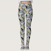 Leggings voor Funky Alphabet Letters (Voorkant)
