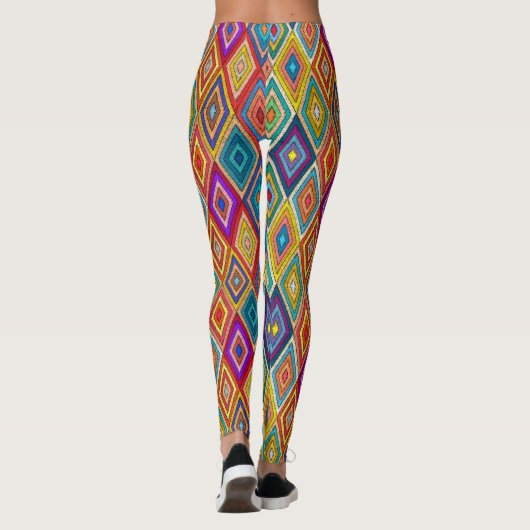Leggings voor geborduurde Mode van Afbeeldingen (Achterkant)
