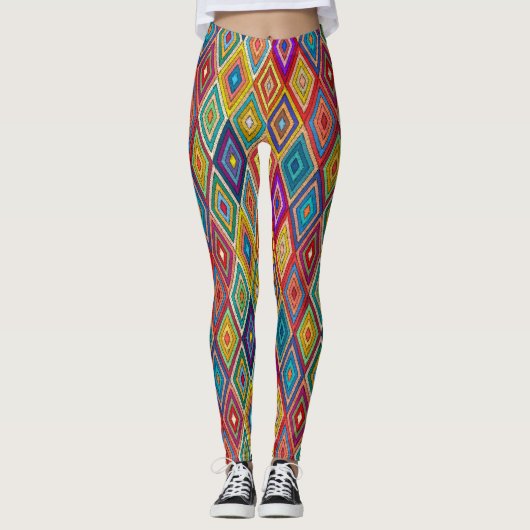 Leggings voor geborduurde Mode van Afbeeldingen (Voorkant)