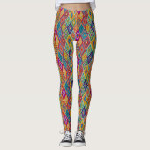 Leggings voor geborduurde Mode van Afbeeldingen (Voorkant)