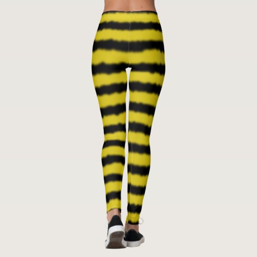 Leggings voor gele/zwarte bijen (Achterkant)